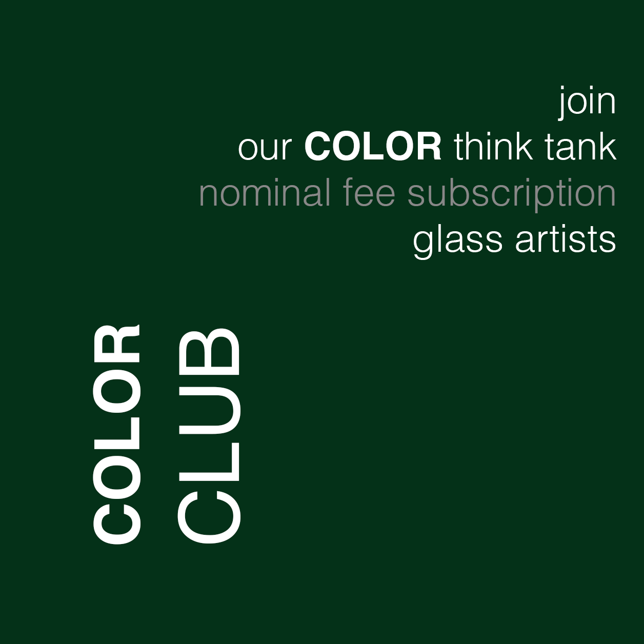 Color Club for Glass Artists